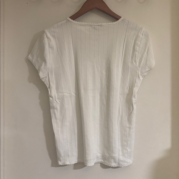 🥡 J. Crew Pointelle Tshirt - Picture 10 of 10
